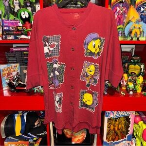 Vintage 95’ Looney Tunes x Sylvester/Tweety x baseball jersey